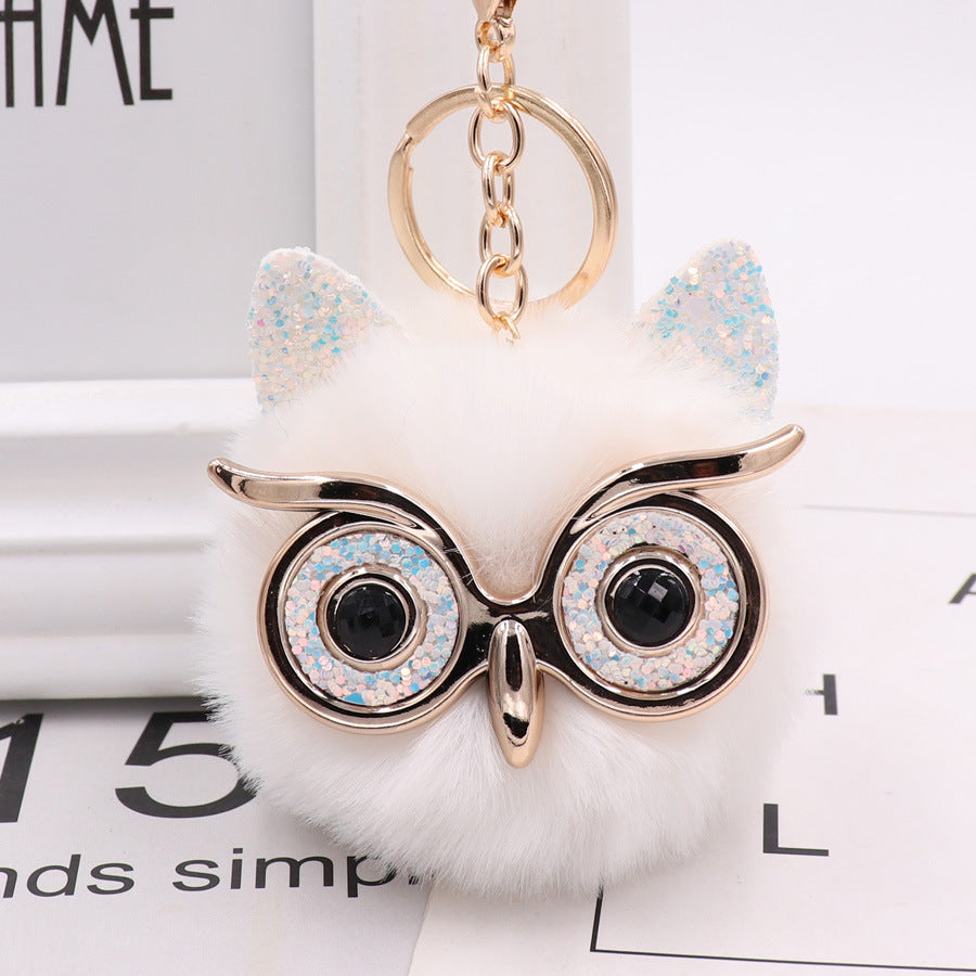 Wholesale Owl Plush Keychain